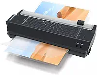 Plastificadora Laminadora Refiladora A4 A5 A6 3x1 Quente Frio (preto 110v)