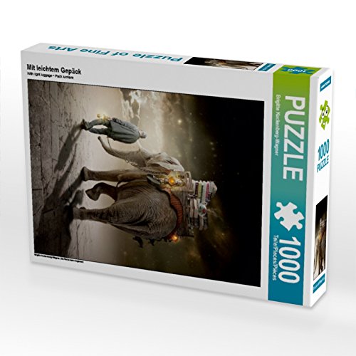 CALVENDO Puzzle with Light Luggage 1000 Pieces 48 x 64 cm from Brigitte Kuckenberg-Wagner