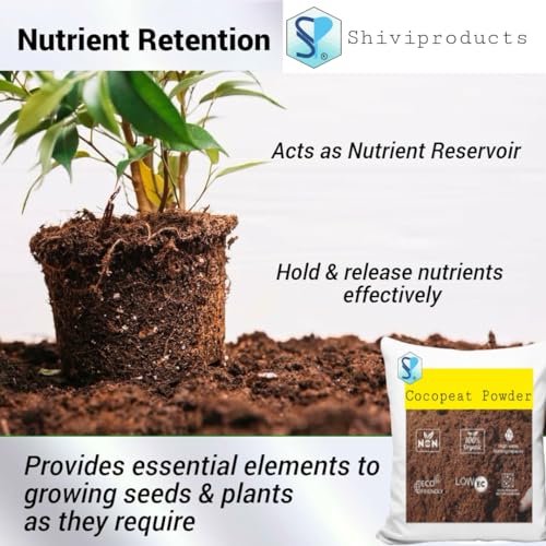 Image of Organic Cocopeat Powder | Seed Germination, Soil Aeration, Natural Fertilizer | for Home Gardening Potting Mix and Garden Bed (400)