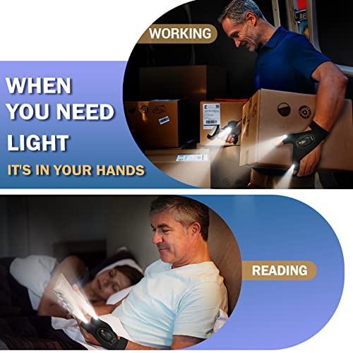 Mens Women Gifts Led Flashlight Gloves Waterproof-Gifts For Dad Grandpa Papa Rechargeable Lighted Glove Lights Finger Cool Gadgets Tools Gift Ideas Unique Birthday Present For Husband Stocking Stuffer #TOP6