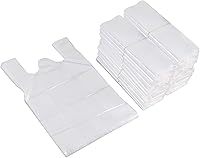 Vista 1 de Xyskin 1000 bolsos claros de la camiseta de la manija de las cuentas, bolsos de compras plásticos del ultramar