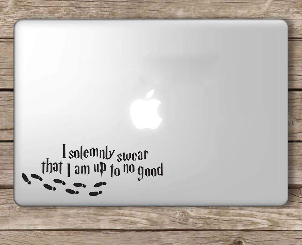 ISEE 360® I Solemnly Swear Laptop Skin Body Sticker Upto 15.5 17 16 inch Vinyl Black 12.00 x 12.00 Cms (B07RPMN118) Amazon Price History, Amazon Price Tracker