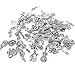 Music Charms 70pcs Multistyle Musical Instrument Notes Symbols Pendants DIY for Necklace Bracelet Earrings Jewelry Making and Crafting Antique Silver