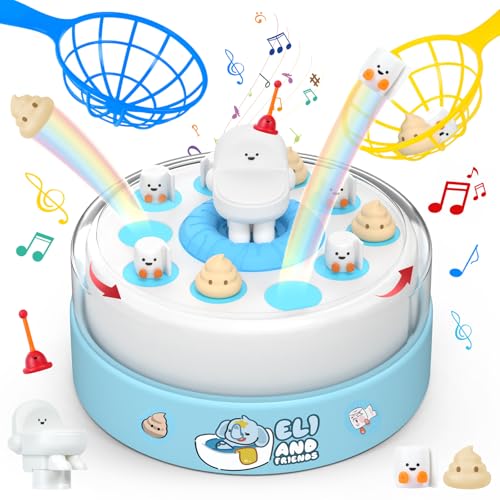 BruinBang Pop Up Board Games, Toilet Catch and Bounce Toddler Games, Toilet Operation Games for Kids Ages 3+ Birthday 2025 New Year Gifts (Toliet) -  BruinBang-01