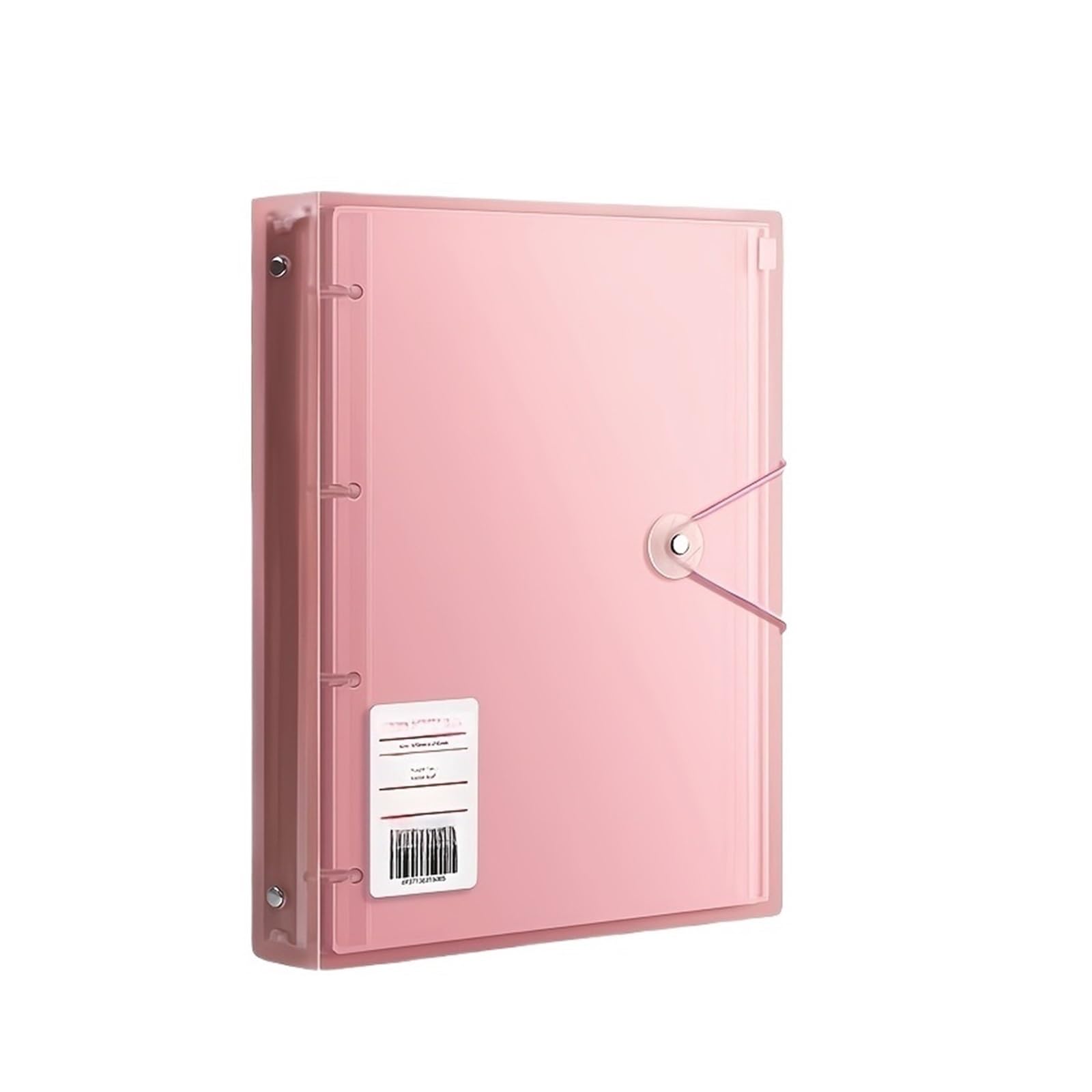 Cartelline Trasparenti Raccoglitore con cerniera impermeabile, materiale plastico, chiusura di sicurezza, organizer for documenti(Pink)