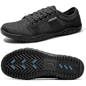 NORTIV 8 Mens Womens Quick Dry Water Shoes - Barefoot Aqua Swim Shoes for Beach Sports, Fishing, Hiking, Boating & Surfing 8 Women/6.5 Men Black