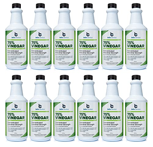 75% Pure Vinegar - Concentrated Industrial Grade (12-Quarts)