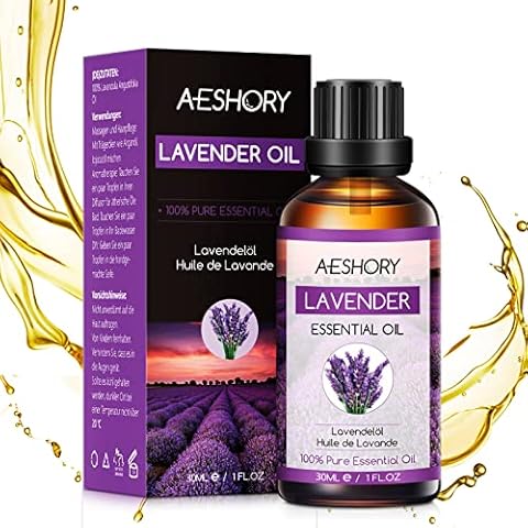 Aceite Esencial de Lavanda 100% Natural de AESHORY Cover