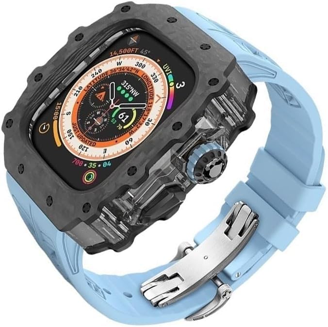 Boîtier montre transparent Apple Watch Ultra 2 pour le sport chic