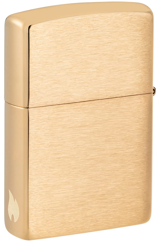 Zippo Accendino, Ottone Spazzolato, Taglia Unica