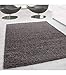 Produktbild Hochflor Langflor Wohnzimmer Dream Shaggy Teppich Unifarbe Florhöhe 5cm Taupe - 80x150 cm