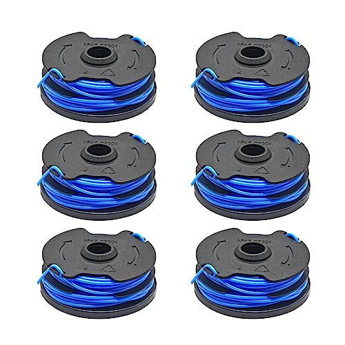 WETOOLPLUS 88512 0.065' 30 Ft Dual Trimmer Spool Line for Toro String Trimmer Compatible with Toro 14 in. Electric String Trimmer 51480 6 Pack
