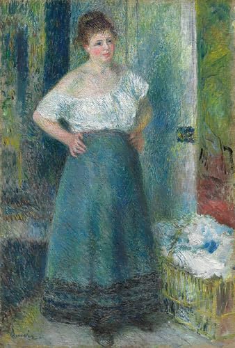 Tableau Renoir La Blanchisseuse 60x90cm pour habiller un grand mur vide
