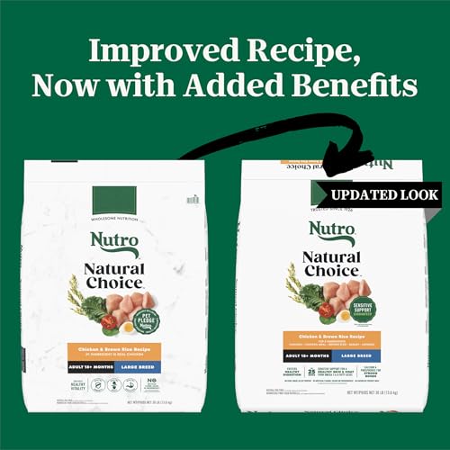 Image of Nutro Natural Choice Large Breed Adult Dry Dog Food, Chicken & Rice, 30 lb