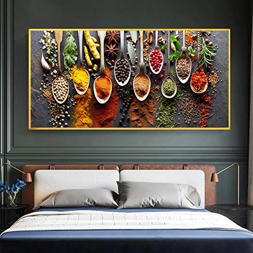 Cuisine Aliments Affiches et Impressions Toile Déco Murale Épices