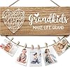 Grandma gifts mothers day gifts for grandma picture frame birthday gifts for grandma from granddaughter grandson grandkids make life grand grandpa nana grandmother photo holder for grandparents  urban country home decor