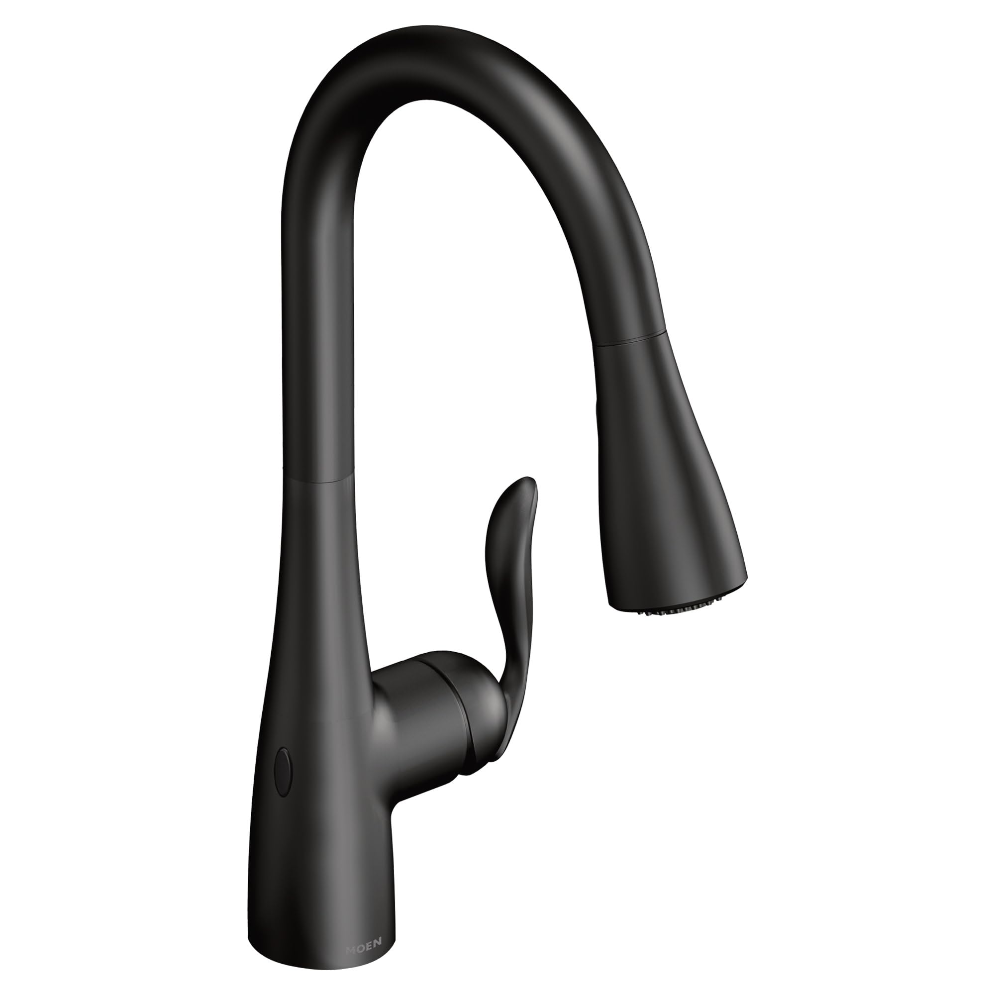 Moen Arbor MotionSense Wave Touchless Kitchen Faucet, Matte Black, 7594EWBL