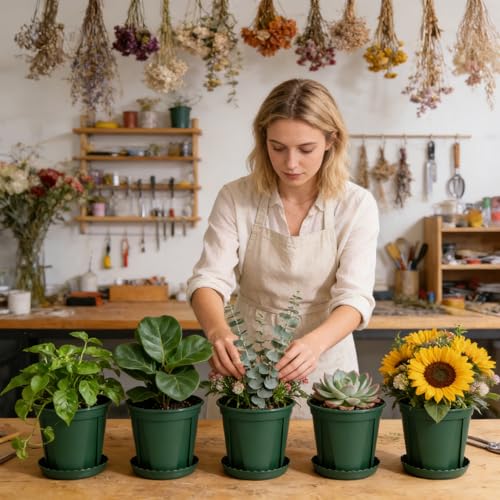 Macetas para plantas de exterior e interior para decorar balcones y terrazas verdes 3