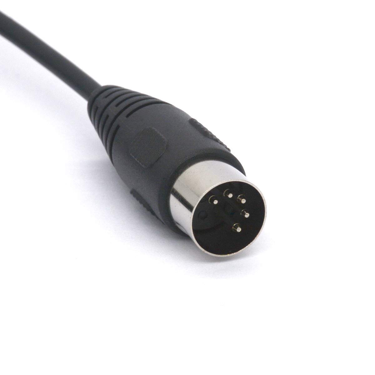 Adattatore DIN 5 Pin Maschio A RCA Femmina Dorato Per Hi-fi Bang & Olufsen, Tandberg, Nuovo - Foto 2