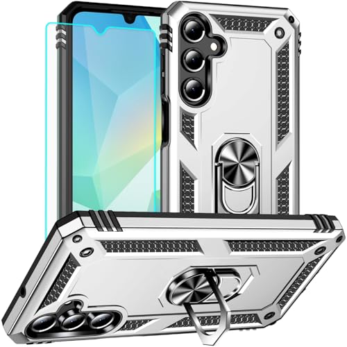 Coque Samsung Galaxy A16 5G antichoc militaire armure avec anneau rotatif arrière