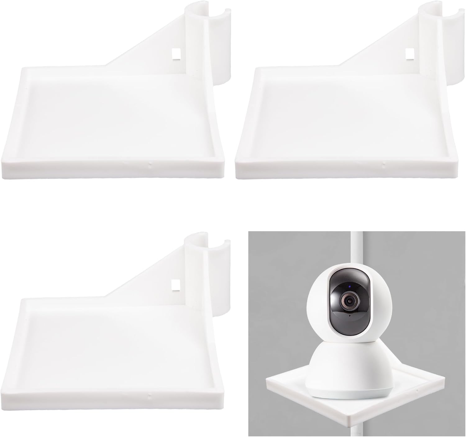 Framendino, 4 Pack Grow Tent Corner Shelf Grow Tent Pole