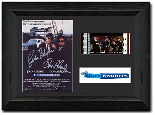 Prestige The Blues Brothers 35 mm Film Cell Stunning display Cast Signed John Belushi Dan Aykroyd