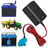 12V Battery Charger for 12V Peg-Perego Battery John Deere Ground Force Tractor John Deere Gator XUV Polaris RZR 900 Powered Ride On Car Replacement Power