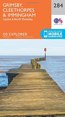  OS Explorer Map (284) Grimsby, Cleethorpes and Immingham, Caistor and North Thoresby by Ordnance Survey (2015-09-16)