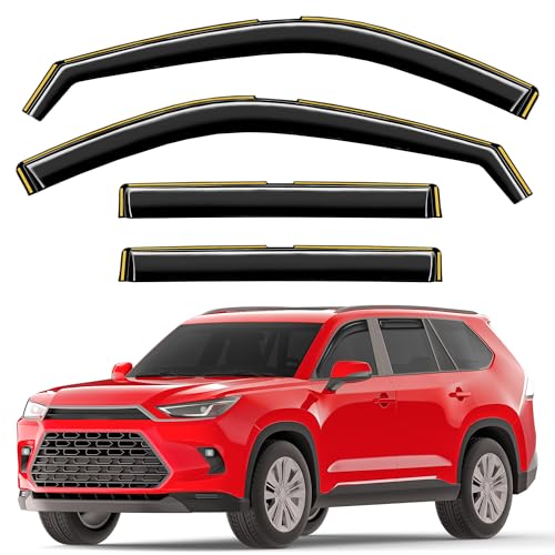 Image of Window Visors Rain Guards for Toyota Grand Highlander 2024-2026