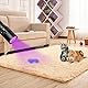 TATTU U1 UV Taschenlampe Wiederaufladbare 395nm Schwarz Licht, 5W Schwarzlicht LED Lampe mit Micro USB Ladekabel