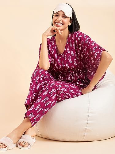 Image of Sweet Dreams Women Printed Pyjama Set