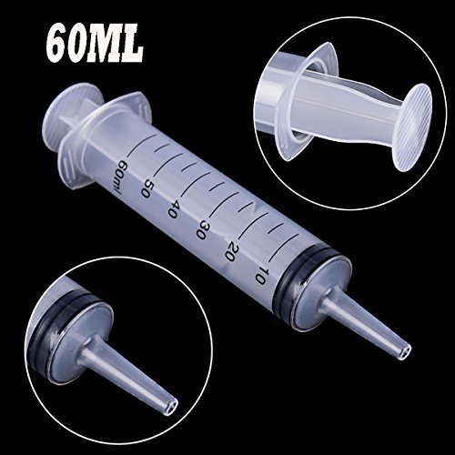 Buytra 3 Pack Garden Syringe 150, 100, 60ML/CC, Plastic Syringe for Hydroponics Nutrient Measuring, Watering, Refilling, Dispensing, Lab Experiment - Thumbnail 3