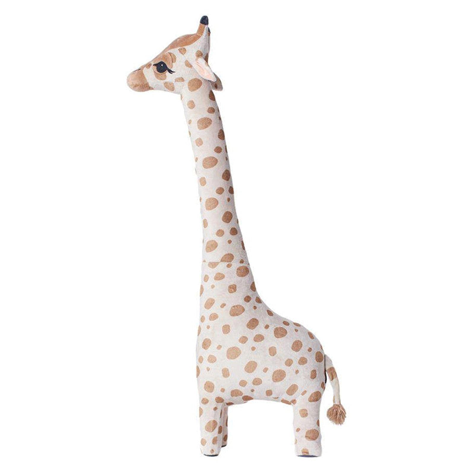 pologmase Giraffa ripiena - Peluche Giraffa Ripieno Eco-Friend per Bambino - Grandi Animali di Peluche per Bambini Piccoli, Bambini, Adulti, Decorazioni per la Famiglia, Cuciture Forti