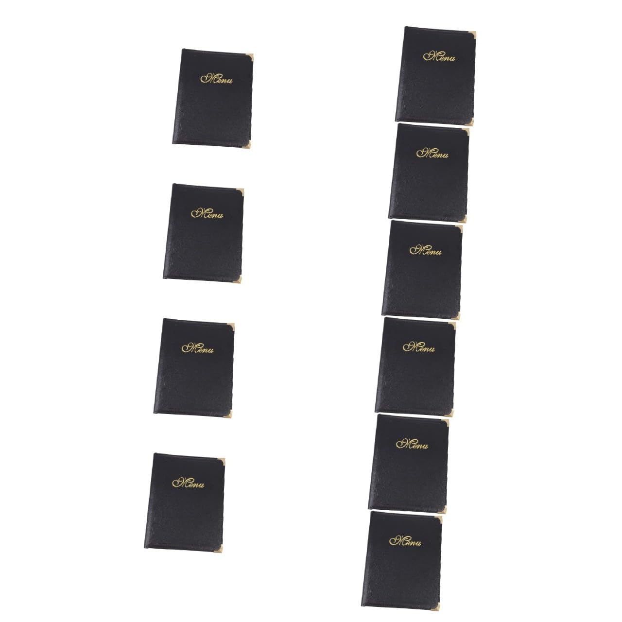 10 Piezas A4 Menú Barra De Libros Menú De Uso Restaurante Soporte De Exhibición Soporte De Menú Carpeta De Comida Simple Carpeta De Menú De Pedido Cubierta De Cuero Carpeta De