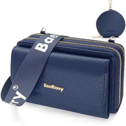 Poches Multiples Sac Bandoulière Femme TEUEN En Cuir - Pochette