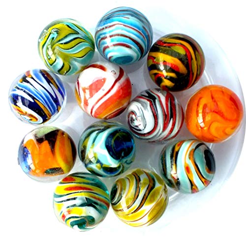 MieiBiglie - 2 Biglie d'Arte Colori - 20 Marmi di