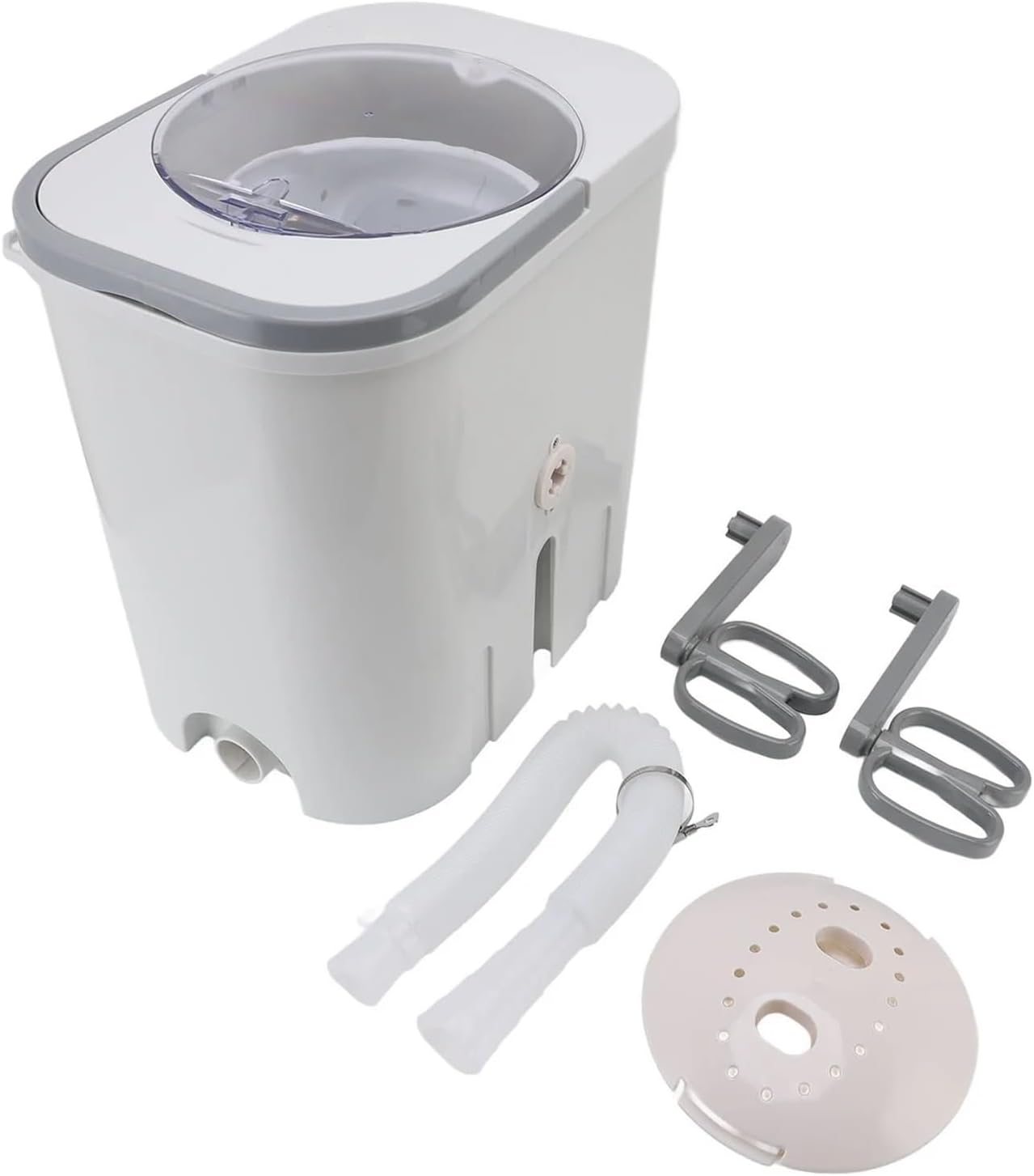 Compact Laundry. Manual Clothes Washer Energy Saving Portable Hand Crank Rotary Washing Machine For Dormitory Small Apartment .Portable