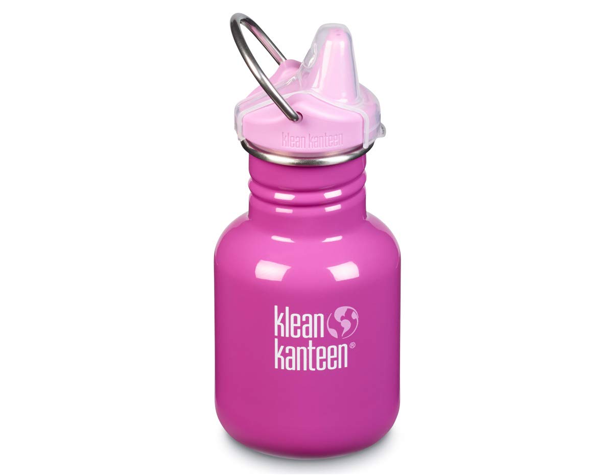 Klean Kanteen Kid Kanteen, K12CSIPPY, 12oz (354ml) with SIPPY CAP (NEW 2019) … (Bubblegum)