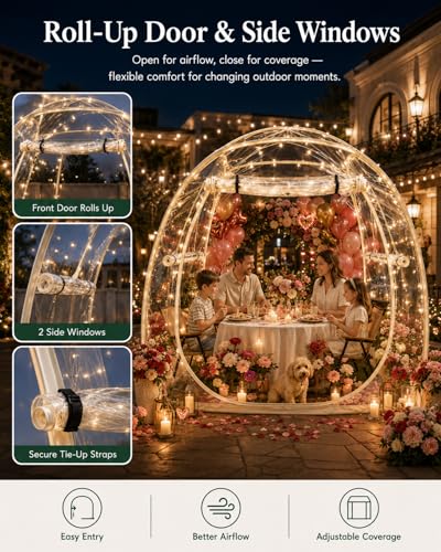 Carpa deportiva pop up transparente para 2-6 personas miniatura 6