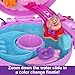 Polly Pocket Sparkle Cove Adventure Unicorn Floatie Compact Playset with 2 Micro Dolls & 12 Accessories, Including 2 with Color Change
