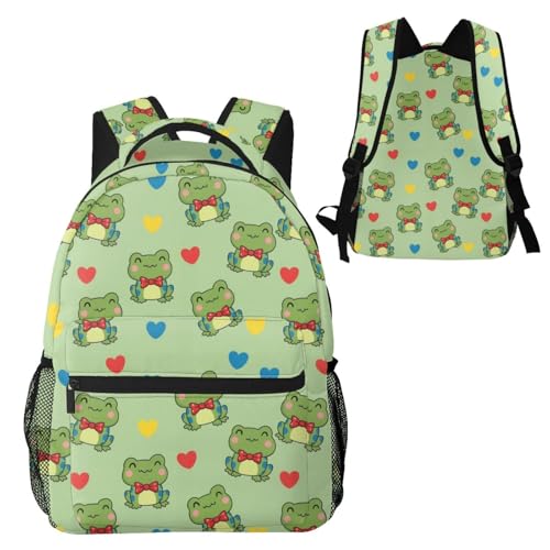 Sac à dos avec réservoir d'eau grenouille kawaii et léger pour le sport
