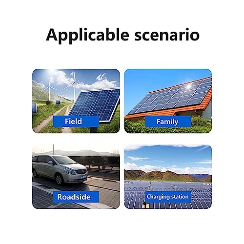 Panel solar impermeable y duradero DELURA de 12V con controlador de celda solar de 20A 7