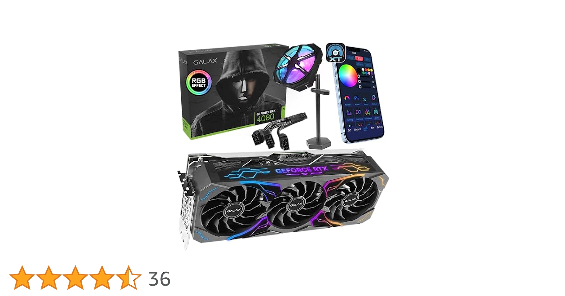 グラフィックボード・グラボ・ビデオカード Galax RTX 4080 GDDR6X 256Bit GALAX GeForce RTX™ 4080 SUPER SG 1-Click OC