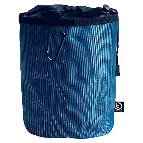 AMAZON BRAND Large Premium TOPEQ Peg Bag for Laundry Clothe pegs, Weather Resistant and Waterproof Oxford Cloth for Indoor and Outdoor Hanging Pegs, Includes Belt and Washing Line Carabiner,20x17cm Cover
