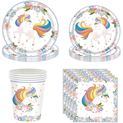 LGQHCE Vaisselle Licorne 68pcs Cover