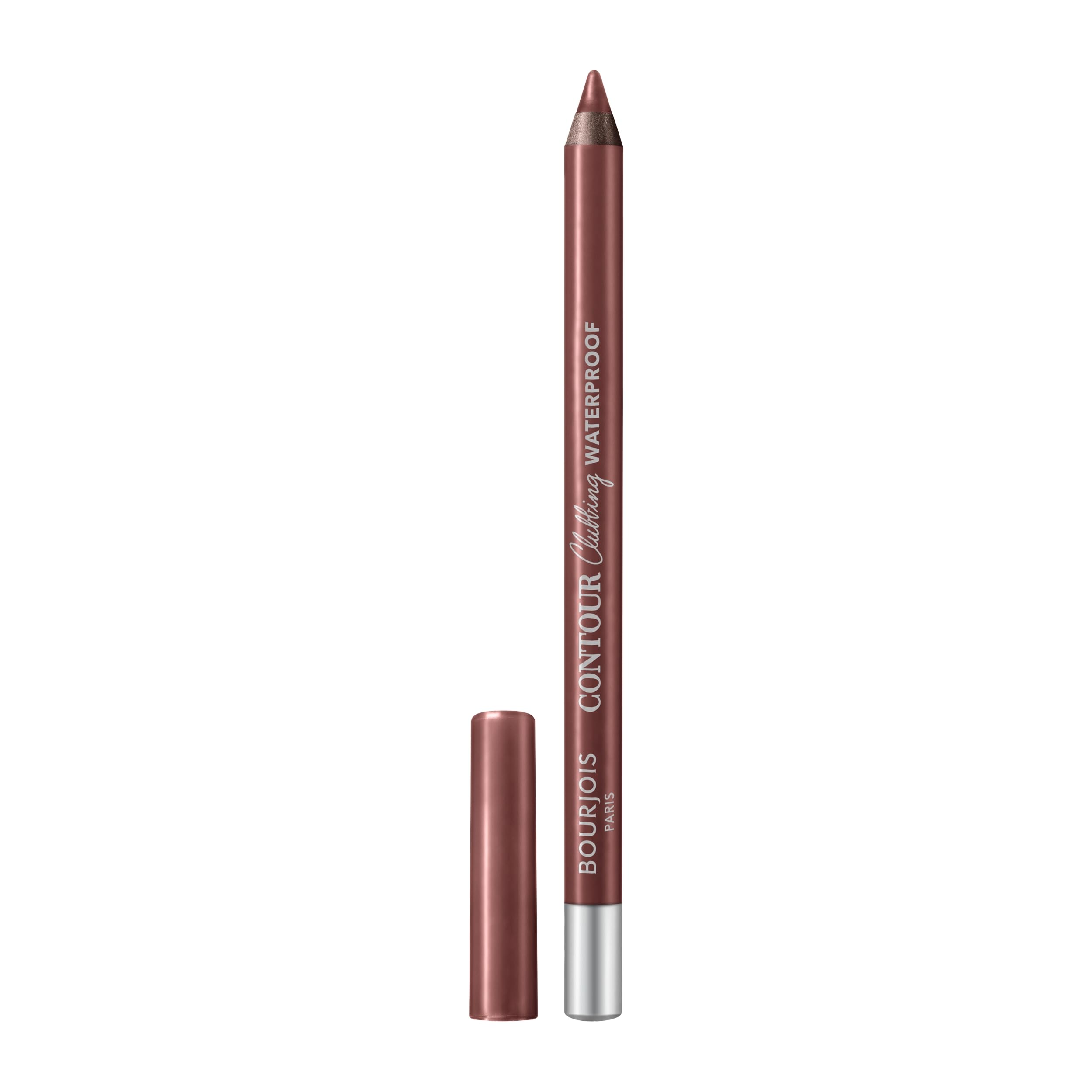 Bourjois Paris Contour Clubbing Crayon Yeux Waterproof, Texture Coulissante et Doux, Formule avec Huiles de Jojoba, N°74 Berry Brown, 1.2g