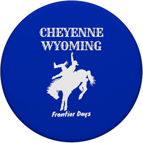 Miniatura 3 de Frontier Days Western Rodeo Cheyenne Wyoming Bronc PopSockets intercambiables PopGrip