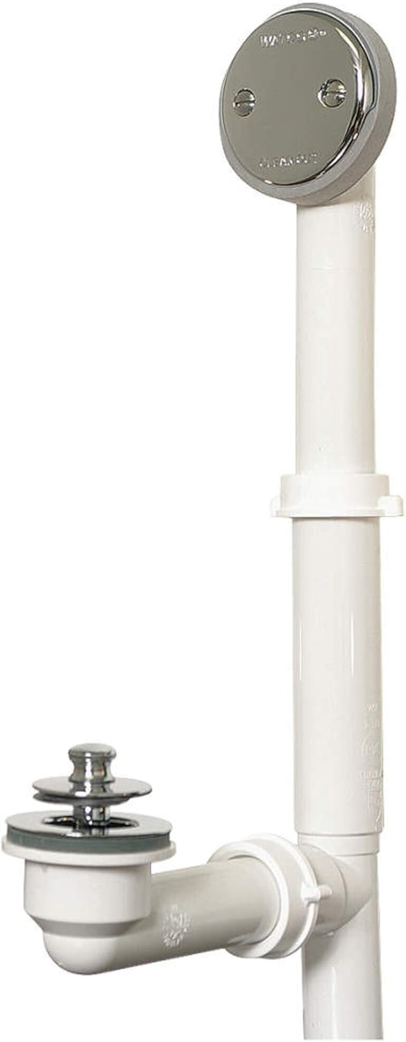 Watco Tubular Bath Waste 500 - 500-LT-PVC-CP