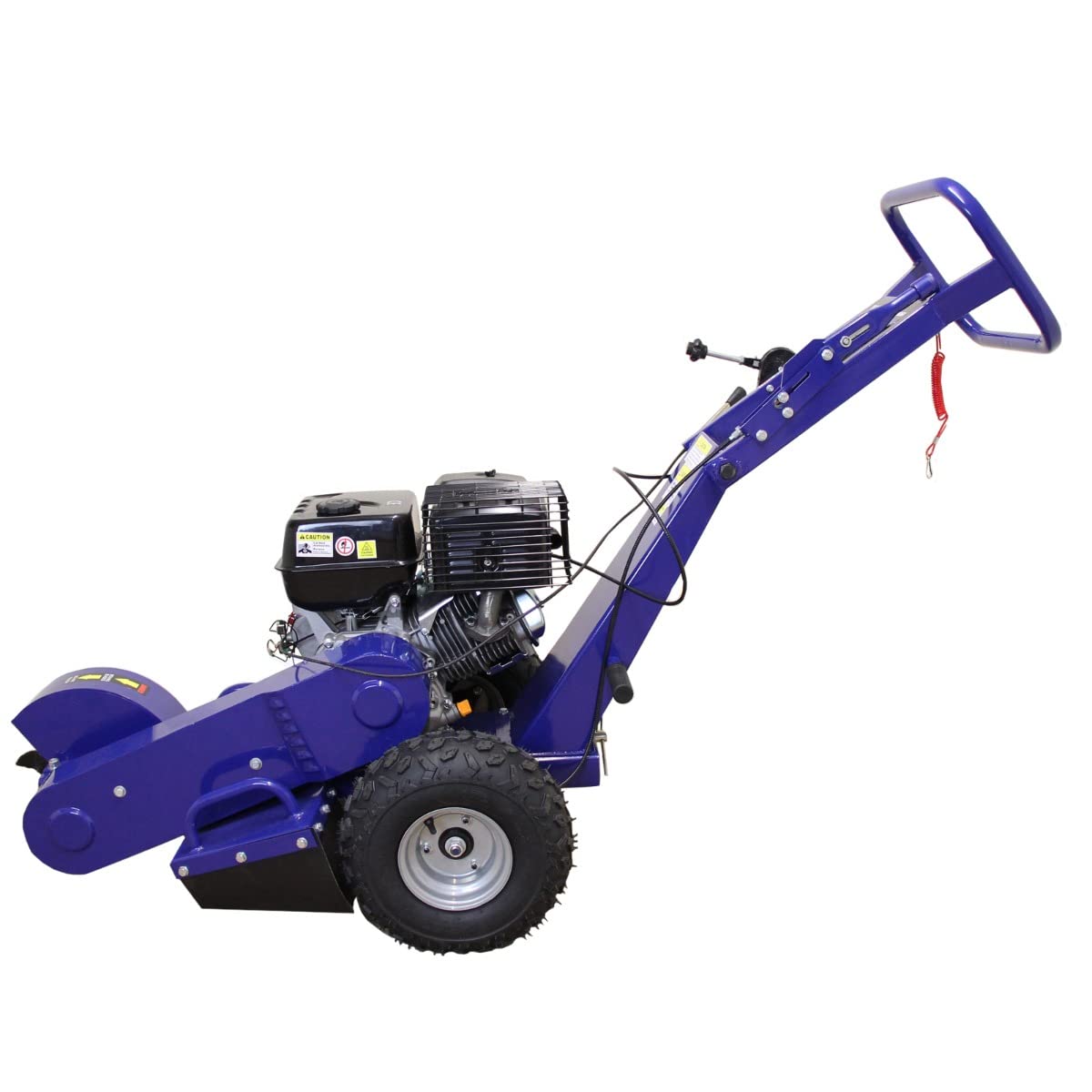 Rogneuse de Souche Déchiqueteuse Racines Moteur 15 CV 4 Temps 9 Lames Tungstène Coupe 22,5 Sous Sol / 51.5 cm Dessus Sol [PPE + Kit Entretien GRATUITS] Jardinage Aménagement Paysagiste T-Mech