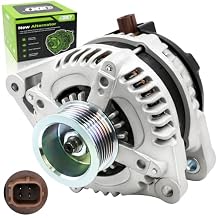 High Output Alternator Replacement for Honda Accord 2008-2012 2.4L L4,Acura TSX 2009-2014 2.4L L4,130Amp 12V CW 7-Groove Pulley,11390N 11390 1042105890 12870 New Alternators